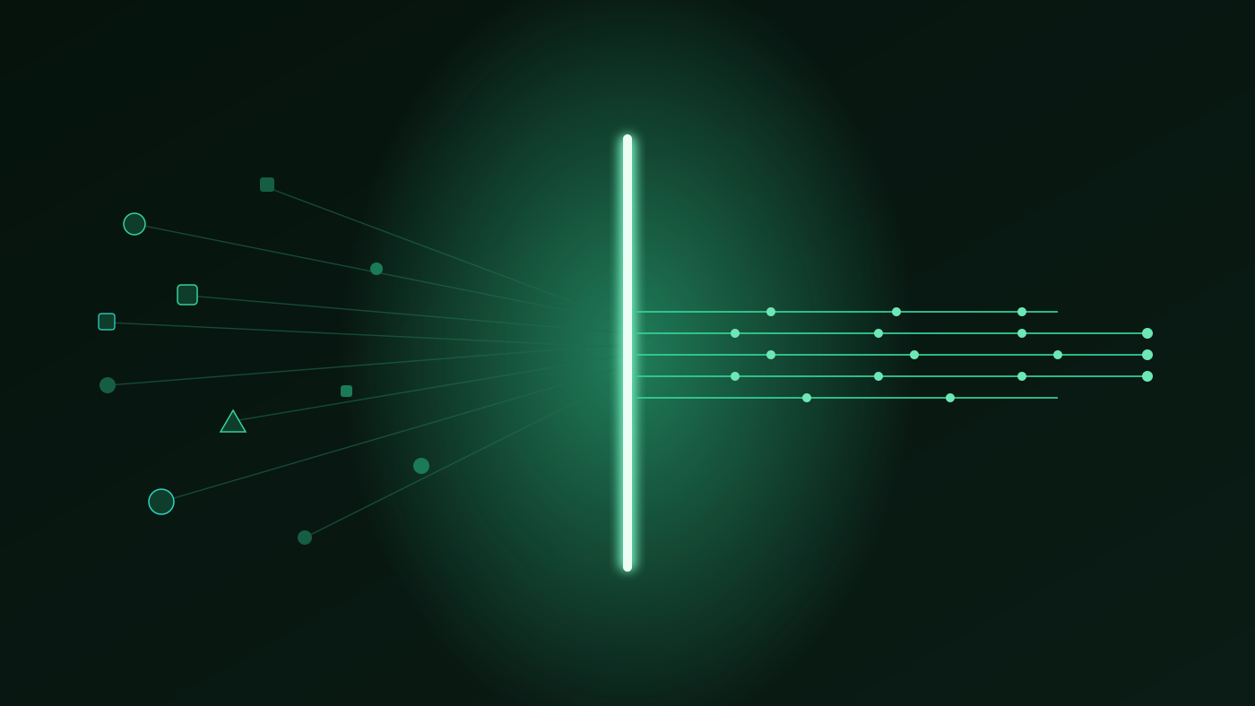 Agent loop contrasted with a data-wrapper architecture