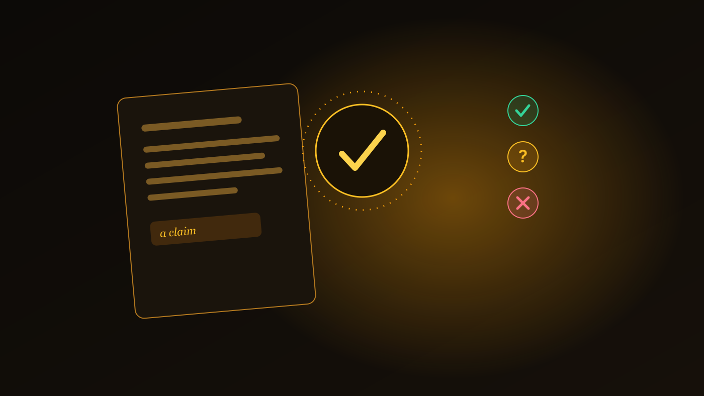 Repository, paper, and verification checks connected in an audit workflow
